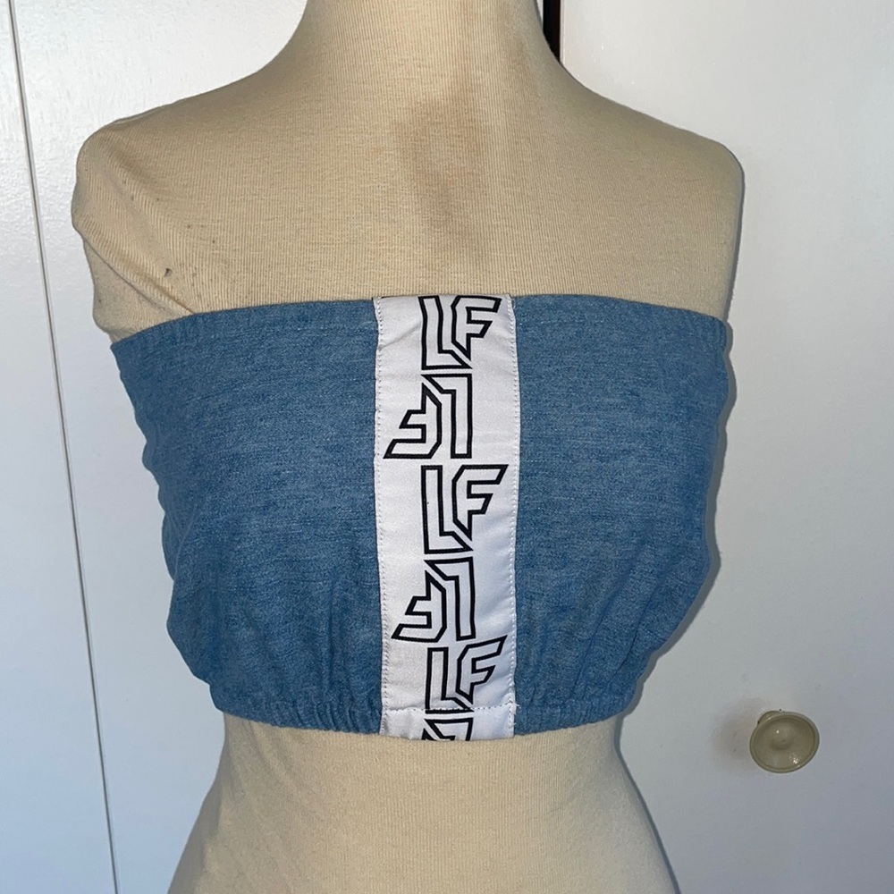 LF Denim Crop Top